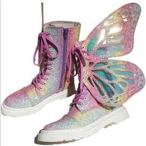 Butterfly Winged Rave Boots*